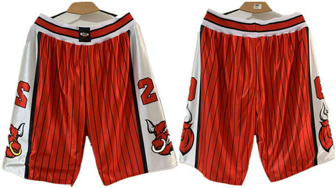 Men's Chicago Bulls Red Shorts 