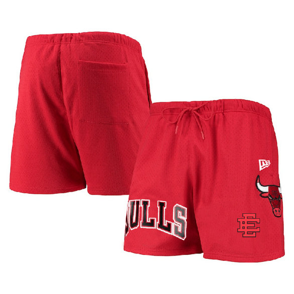 Men's Chicago Bulls Red Shorts 001 1