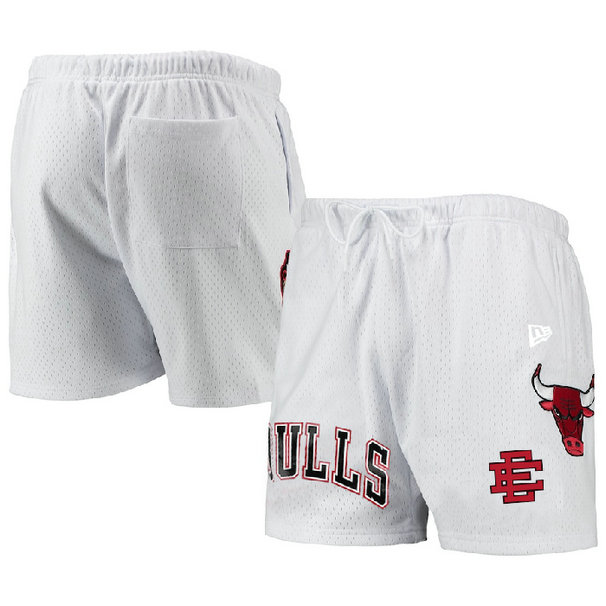 Men's Chicago Bulls White Shorts