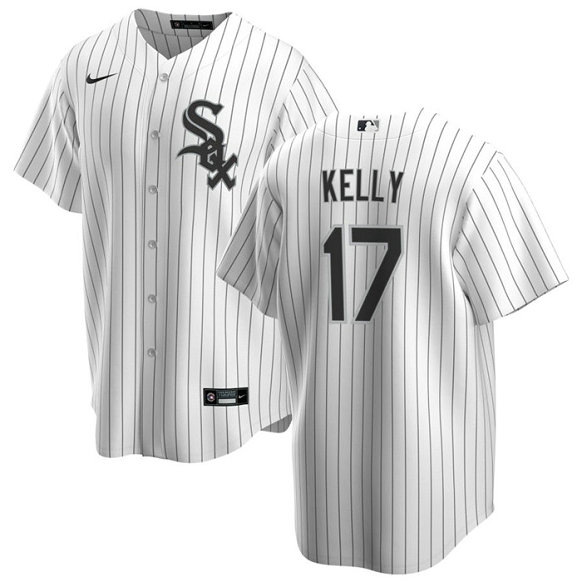 Men's Chicago White Sox #17 Joe Kelly White Cool Base Stitched Jersey