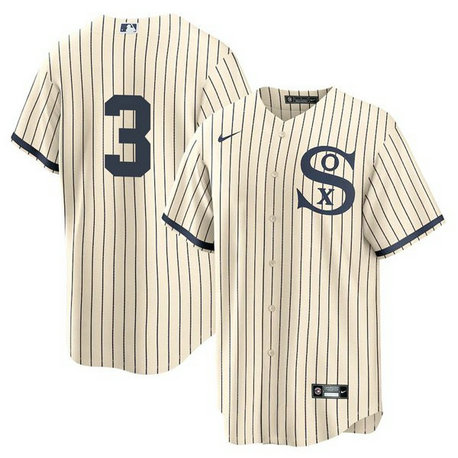 Men's Chicago White Sox Field of Dreams #3 Harold Baines Cool Base Jersey