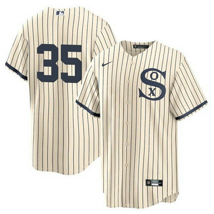 Men's Chicago White Sox Field of Dreams #35 Frank Thomas Cool Base Jersey