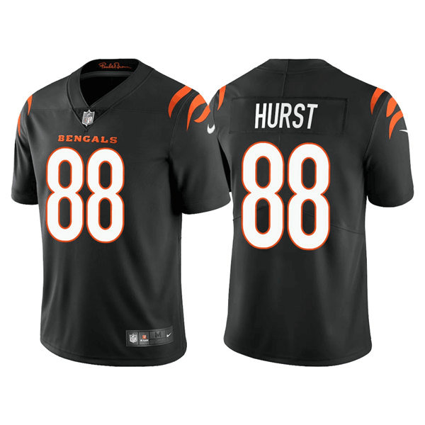 Men's Cincinnati Bengals #88 Hayden Hurst Black Vapor Untouchable Limited Stitched Jersey