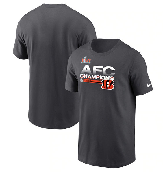 Men's Cincinnati Bengals 2022 Black AFC Champions T-Shirt