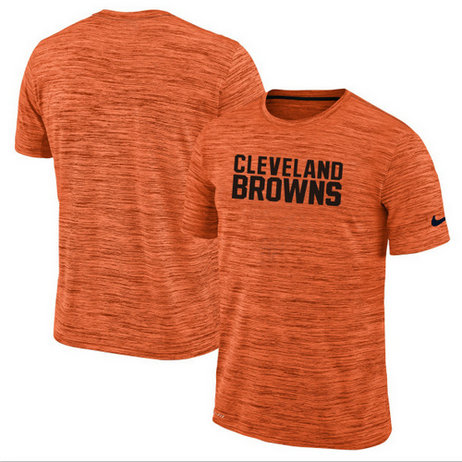 Men's Cleveland Browns Nike Orange Velocity Performance T-Shirt