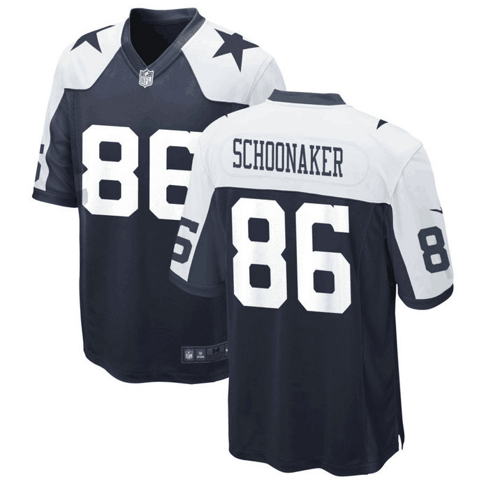 Men's Dallas Cowboys #86 Luke Schoonmaker Tony Pollard Navy Color Rush Limited Stitched Jersey