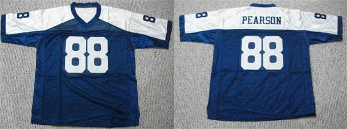 Men's Dallas Cowboys #88 Drew Pearson Navy White Stitched Football Jersey
