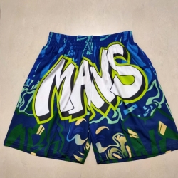 Men's Dallas Mavericks Green Mitchell&mness Shorts