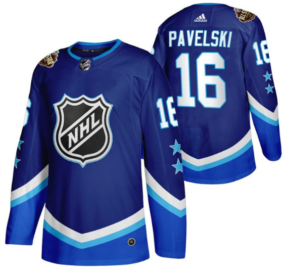 Men's Dallas Stars #16 Joe Pavelski 2022 All-Star Blue Stitched Jersey
