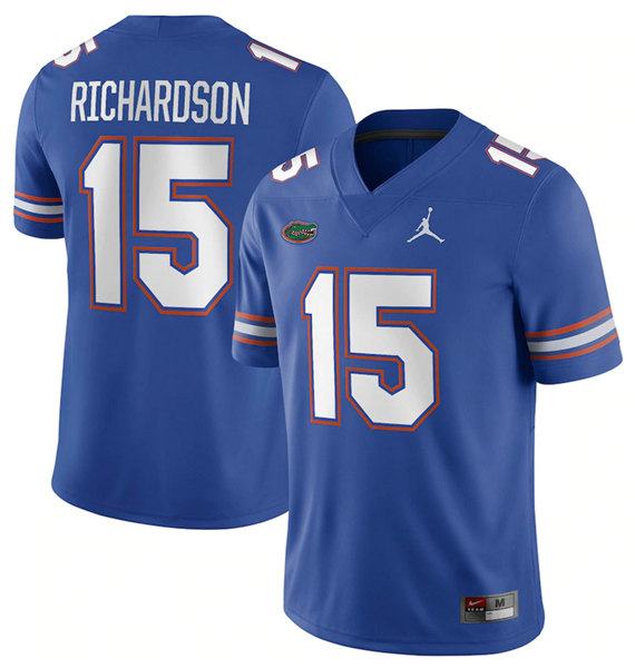 Men's Florida Gators #15 Anthony Richardson Royal Stitched Jersey