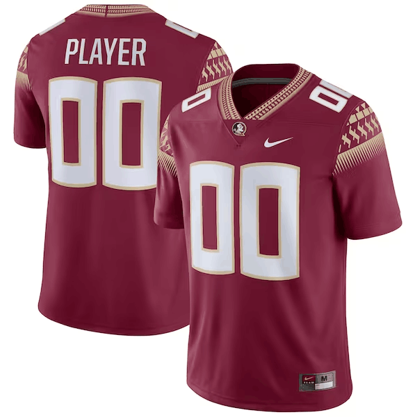 Men's Florida State Seminoles ACTIVE PLAYER Custom Red Stitched Jersey
