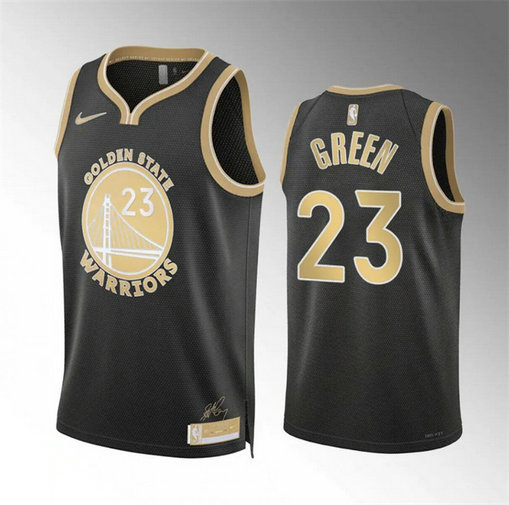Men's Golden State Warriors #23 Draymond Green Black 2024 Select Series Stitched Basketball Jersey1