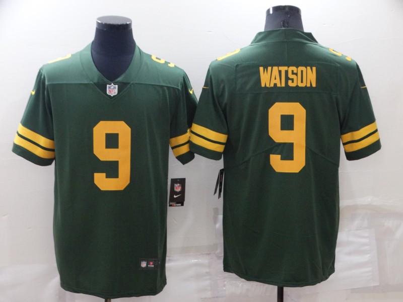 Men's Green Bay Packers #9 Christian Watson Green Legend Stitched Football Jersey