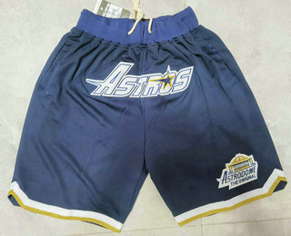 Men's Houston Astros Navy Blue Just Don Swingman Shorts