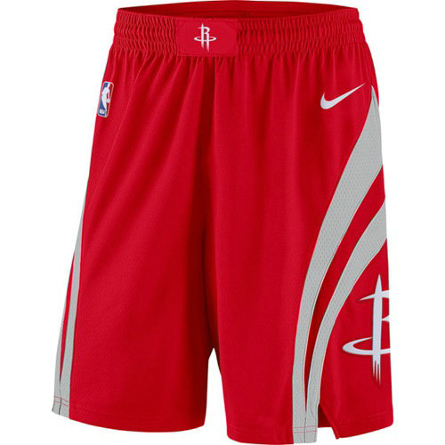 Men's Houston Rockets Nike Red Icon Swingman Basketball Shorts