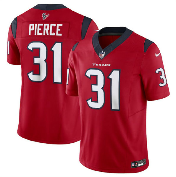 Men's Houston Texans #31 Dameon Pierce Red 2023 F.U.S.E Vapor Untouchable Stitched Football Jersey