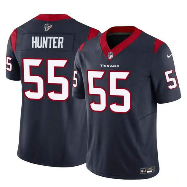 Men's Houston Texans #55 Danielle Hunter Navy 2024 F.U.S.E 2023 F.U.S.E Vapor Untouchable Stitched Football Jersey