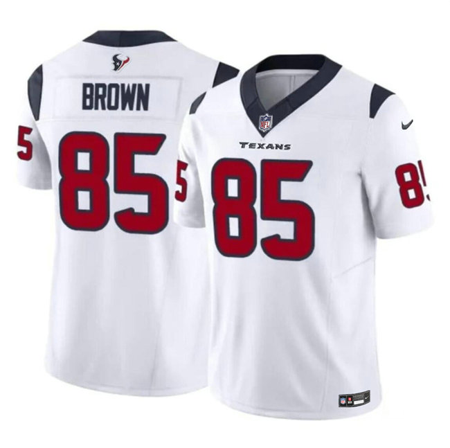 Men's Houston Texans #85 Noah Brown White 2023 F.U.S.E Vapor Untouchable Stitched Football Jersey