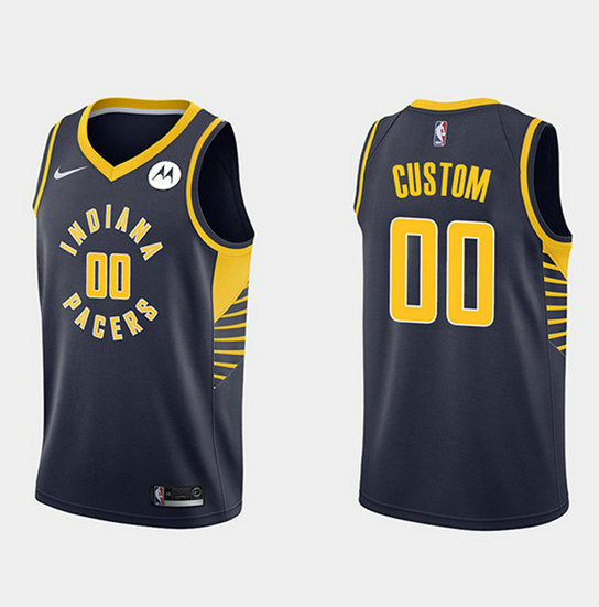 Men's Indiana Pacers Active Player Custom Navy Stitched Basketball Jersey