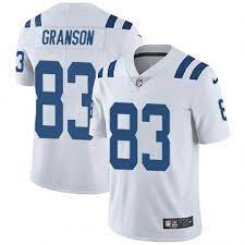 Men's Indianapolis #83 Colts Kylen Granson White Limited Jersey