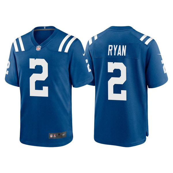 Men's Indianapolis Colts #2 Matt Ryan Blue Vapor Untouchable Limited Stitched Football Jersey