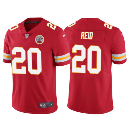 Men's Kansas City Chiefs #20 Justin Reid Red Vapor Untouchable Limited Stitched Football Jersey