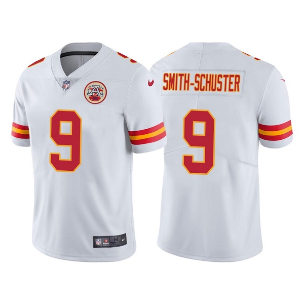 Men's Kansas City Chiefs #9 JuJu Smith-Schuster Vapor Untouchable White Limited Stitched Football Jersey