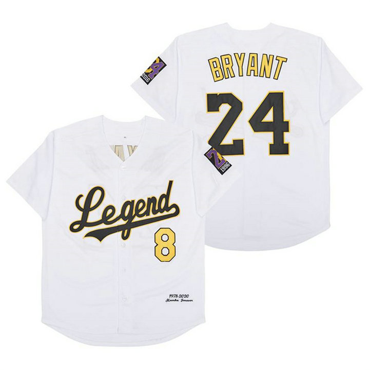 Men's Legend #8 Back #24 bryant Cool Base Stitched  Jerseys 20