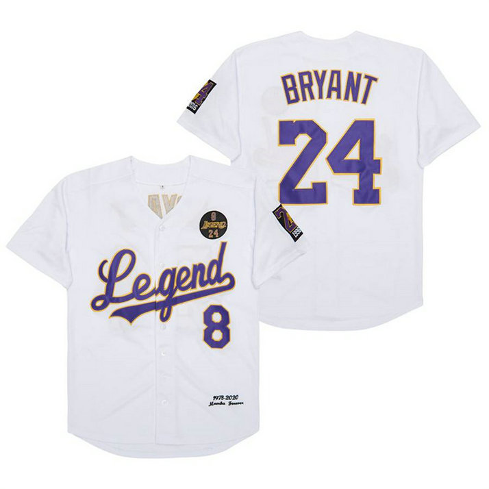 Men's Legend #8 Back #24 bryant Cool Base Stitched  Jerseys 22