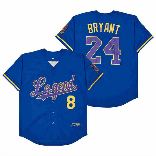 Men's Legend #8 Back #24 bryant Cool Base Stitched  Jerseys 25