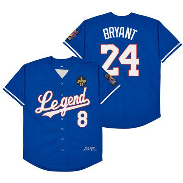 Men's Legend #8 Back #24 bryant Cool Base Stitched  Jerseys 28
