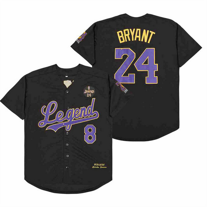 Men's Legend #8 Back #24 bryant Cool Base Stitched  Jerseys 29