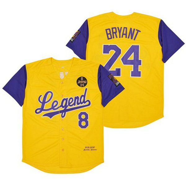 Men's Legend #8 Back #24 bryant Cool Base Stitched  Jerseys 30