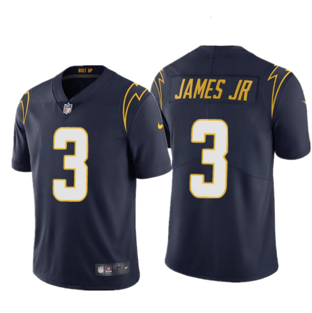 Men's Los Angeles Chargers #3 Derwin James Jr. Navy Vapor Untouchable Limited Stitched Jersey