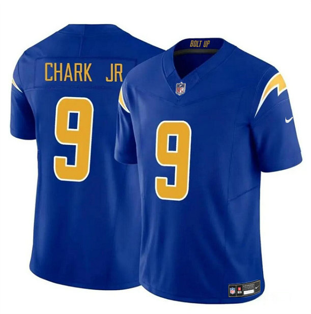 Men's Los Angeles Chargers #9 DJ Chark Jr Royal 2024 F.U.S.E Vapor Limited Stitched Football Jersey