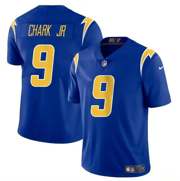 Men's Los Angeles Chargers #9 DJ Chark Jr Royal 2024 Vapor Limited Stitched Football Jersey