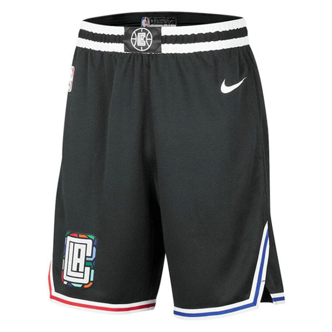 Men's Los Angeles Clippers Black 2022 23 City Edition Shorts (Run Small)