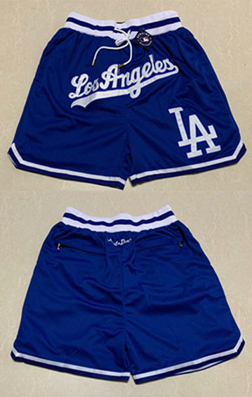 Men's Los Angeles Dodgers Blue Shorts (Run Small)