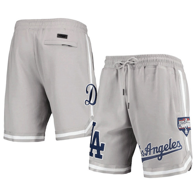 Men's Los Angeles Dodgers Grey Shorts