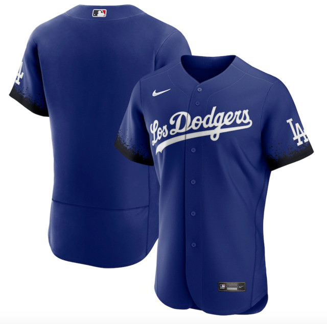 Men's Los Angeles Dodgers unveil Nike City Connect Blank Jersey