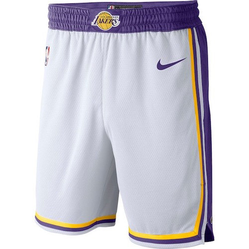 Men's Los Angeles Lakers Shorts White