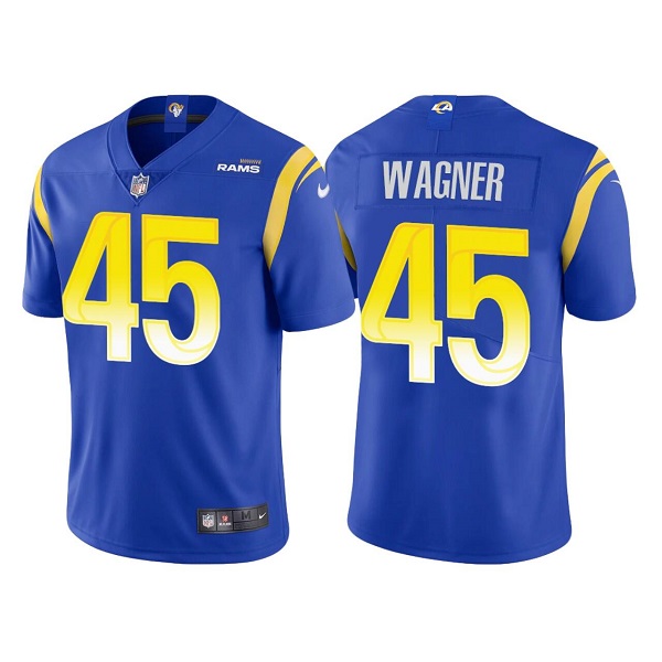 Men's Los Angeles Rams #45 Bobby Wagner Royal Vapor Untouchable Limited Stitched Football Jersey