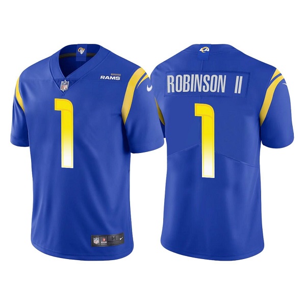 Men's Los Angeles Rams Allen Robinson II Royal Vapor Untouchable Limited Stitched Football Jersey