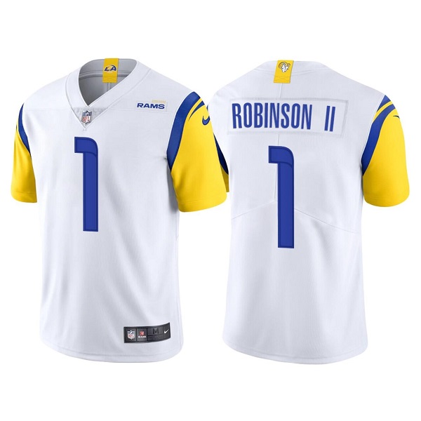 Men's Los Angeles Rams Allen Robinson II White Vapor Untouchable Limited Stitched Football Jersey