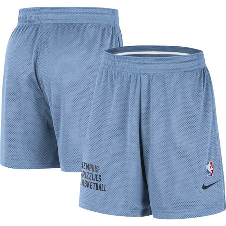 Men's Memphis Grizzlies Blue Post Up Mesh Shorts