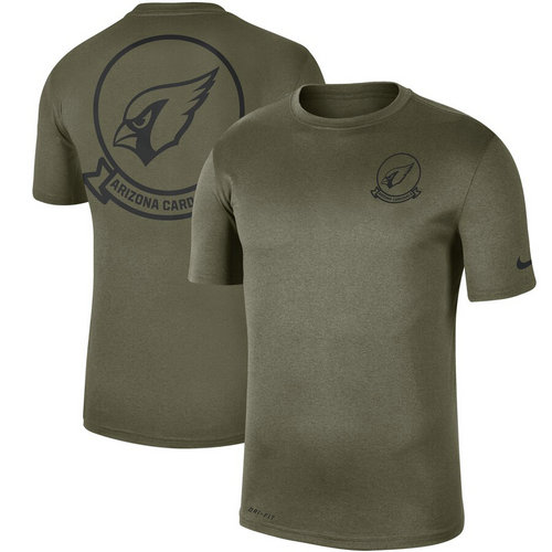 Men's Men's Arizona Cardinals Nike Olive 2019 Salute To Service Sideline Seal Legend Performance T-Shirt