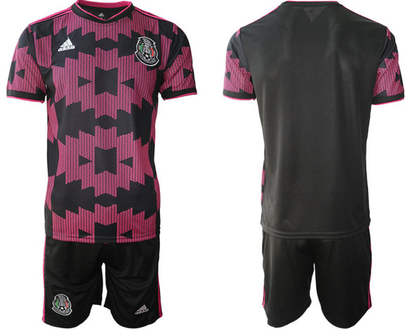 Men's Mexico Blank Home Soccer Jersey
