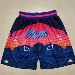 Men's Miami Heat Transfer Shift Pocket Shorts