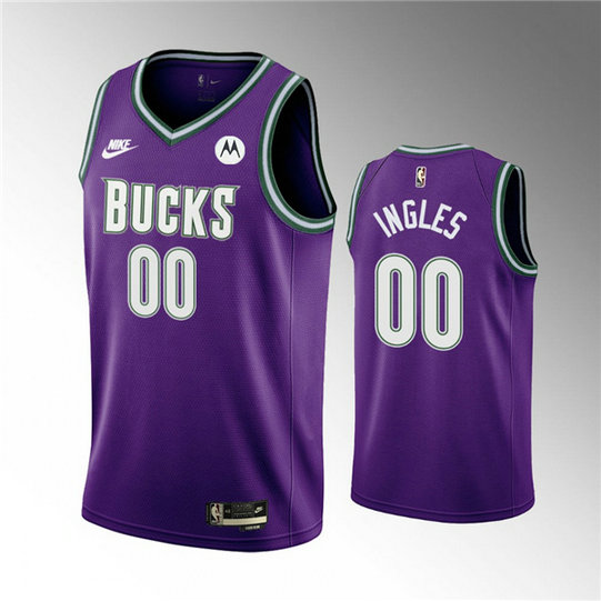 Men's Milwaukee Bucks Active Player Custom 2022 23 Purple Classic Edition Swingman Stitched Basketball Jersey