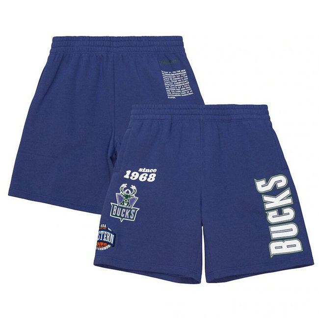 Men's Milwaukee Bucks Pro Blue Shorts 002